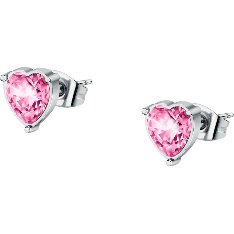 La Petite Story Pôvabné oceľové náušnice Srdce s kryštálom LPS01AYQ124 66590313