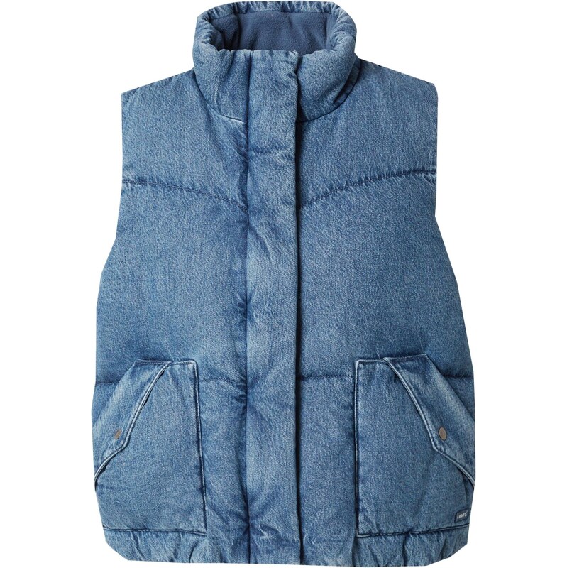 LEVIS Vesta Western Bubble Vest modrá denim 65252594