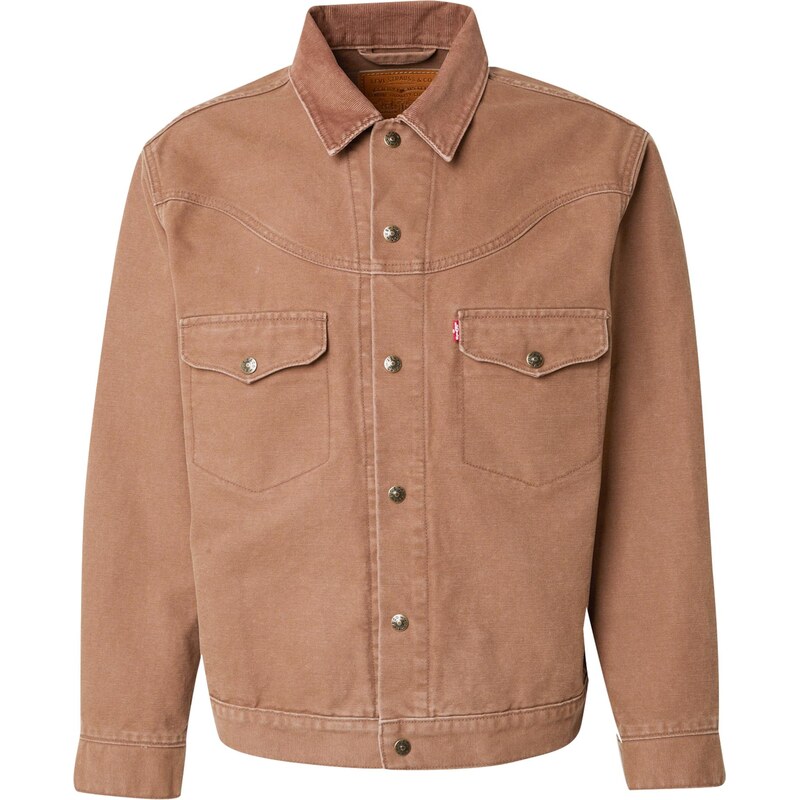 LEVIS Prechodná bunda Western Shorthorn Trucker Jacket hnedá 65252596