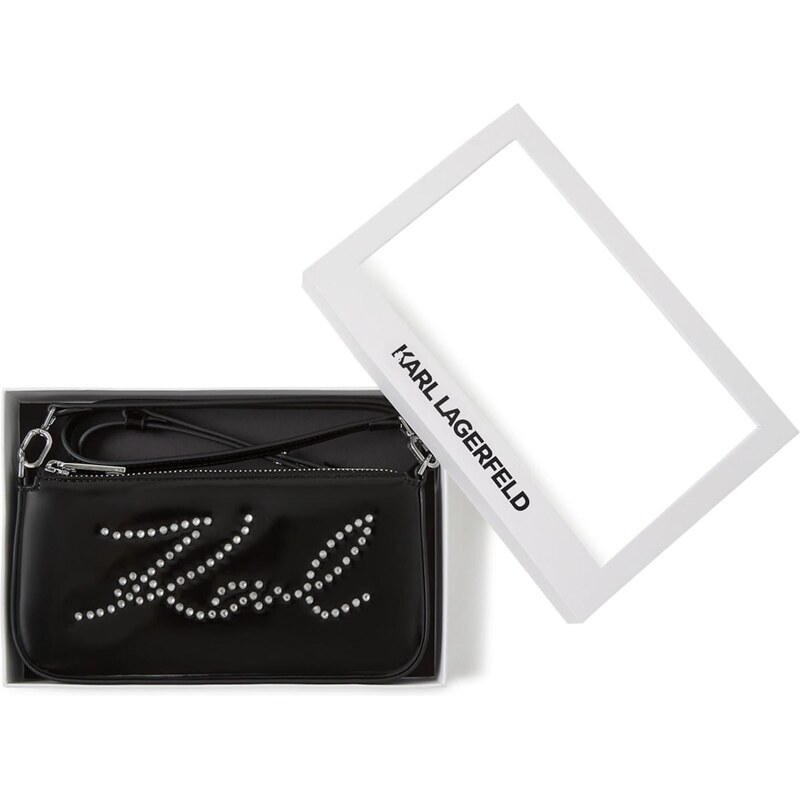 Karl Lagerfeld Listová kabelka čierna 65253473