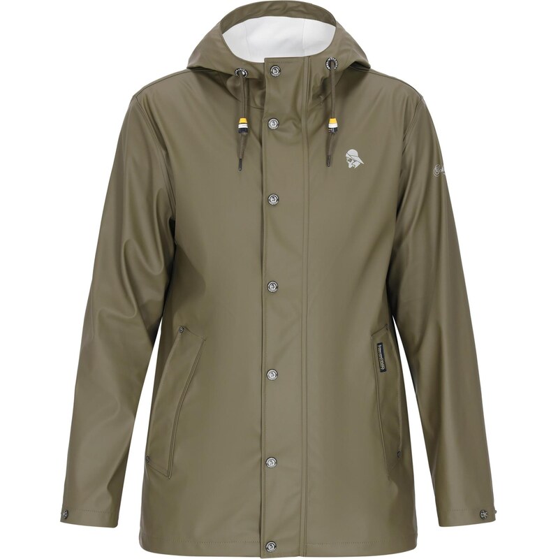 Schmuddelwedda Funkčná bunda svetlosivá / olivová 65253491