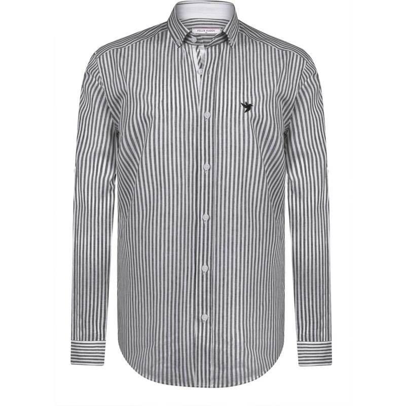 Felix Hardy Košeľa čierna / prírodná biela 65660819