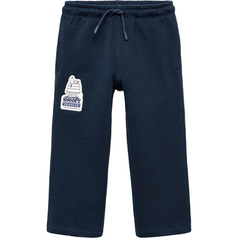 MANGO KIDS Nohavice SNCROWD námornícka modrá / biela 65283910