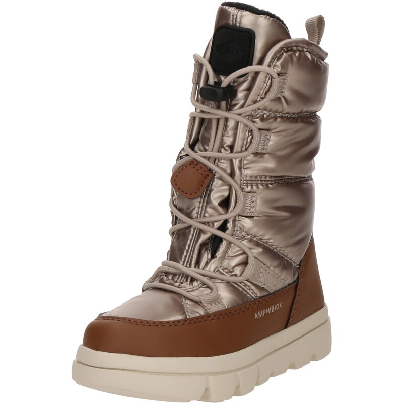 GEOX Čižmy Willaboom béžová / ružové zlato 65253700