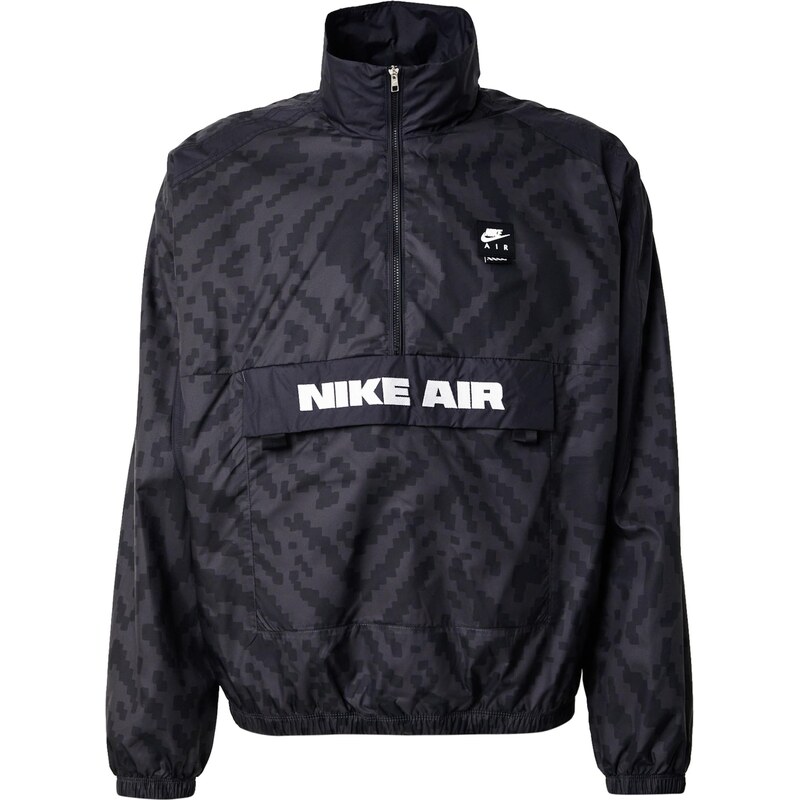 Nike Sportswear Prechodná bunda AIR antracitová / tmavosivá / biela 65890873
