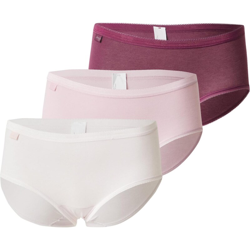 SLOGGI Nohavičky Basic+ černicová / ružová / biela 65300972