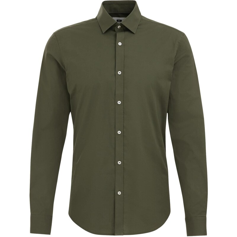 WE Fashion Košeľa olivová 65252534