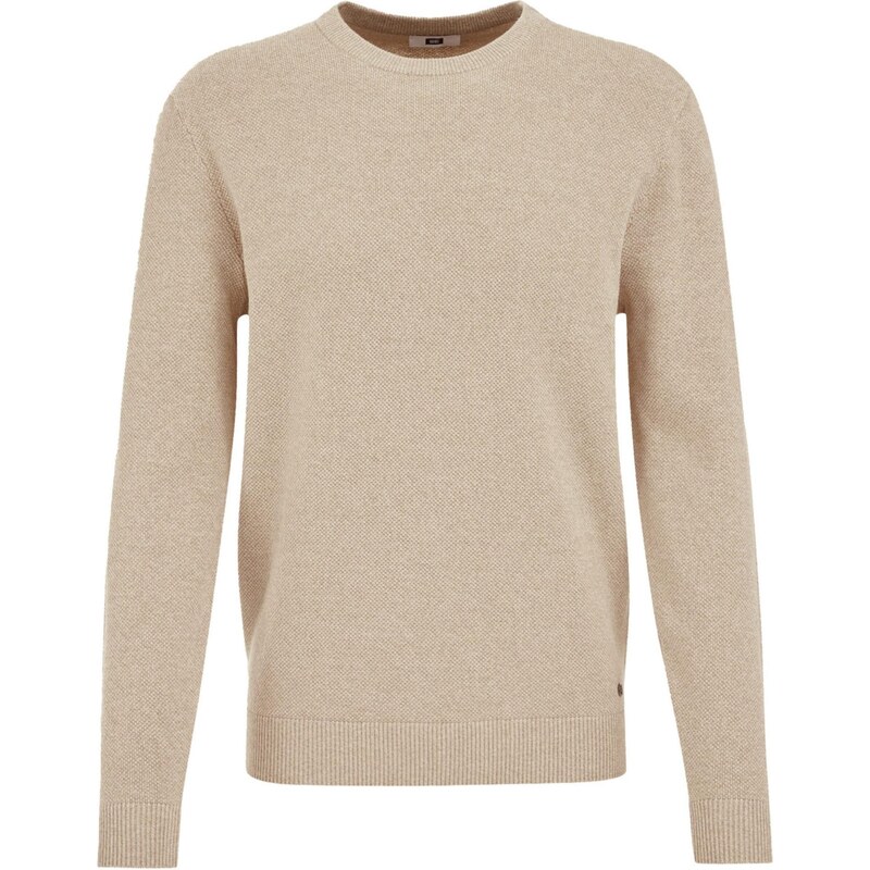 WE Fashion Sveter béžová melírovaná 65657518