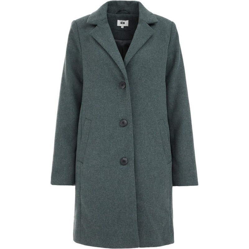 WE Fashion Prechodný kabát tmavozelená 65886819