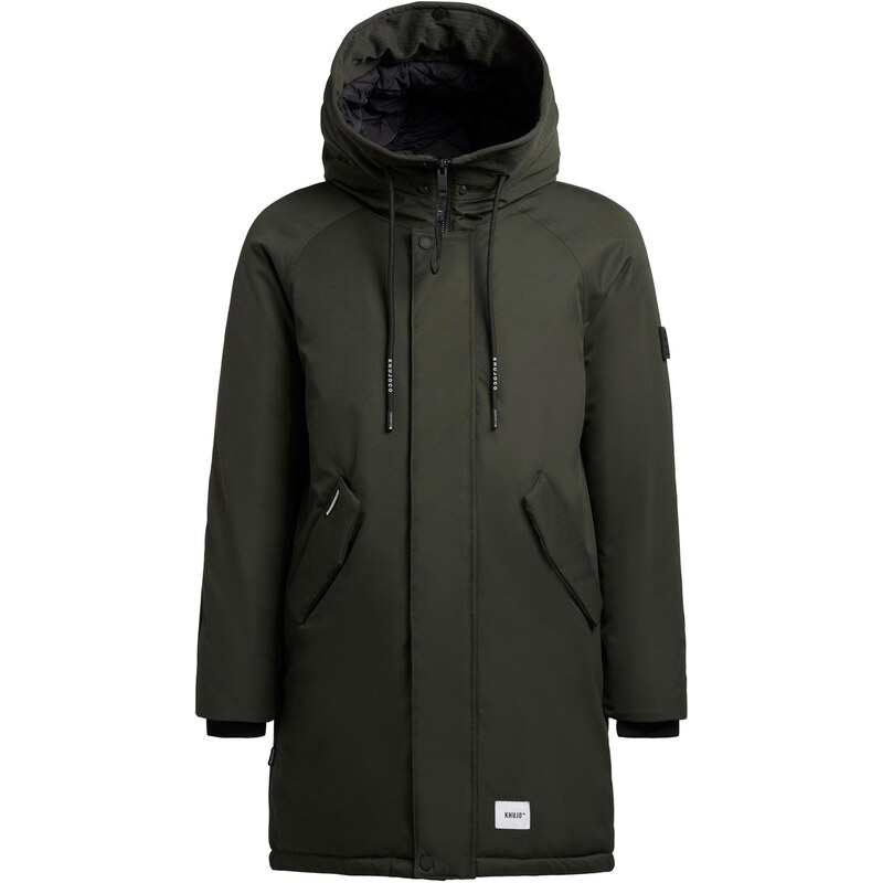 khujo Prechodný kabát Hant tmavozelená 65773283