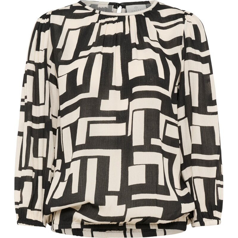 Kaffe Blúzka KALorina Amber slonová kosť / čierna 65890529