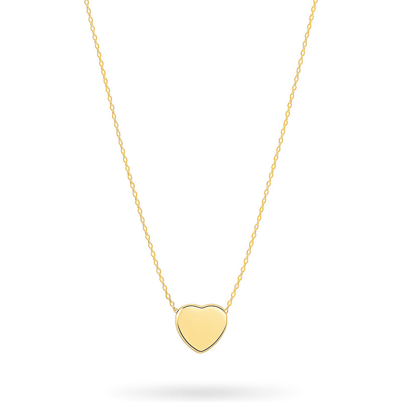 Brilio Srdiečkový náhrdelník zo žltého zlata 14/778.901 Esp-yellow 66579171