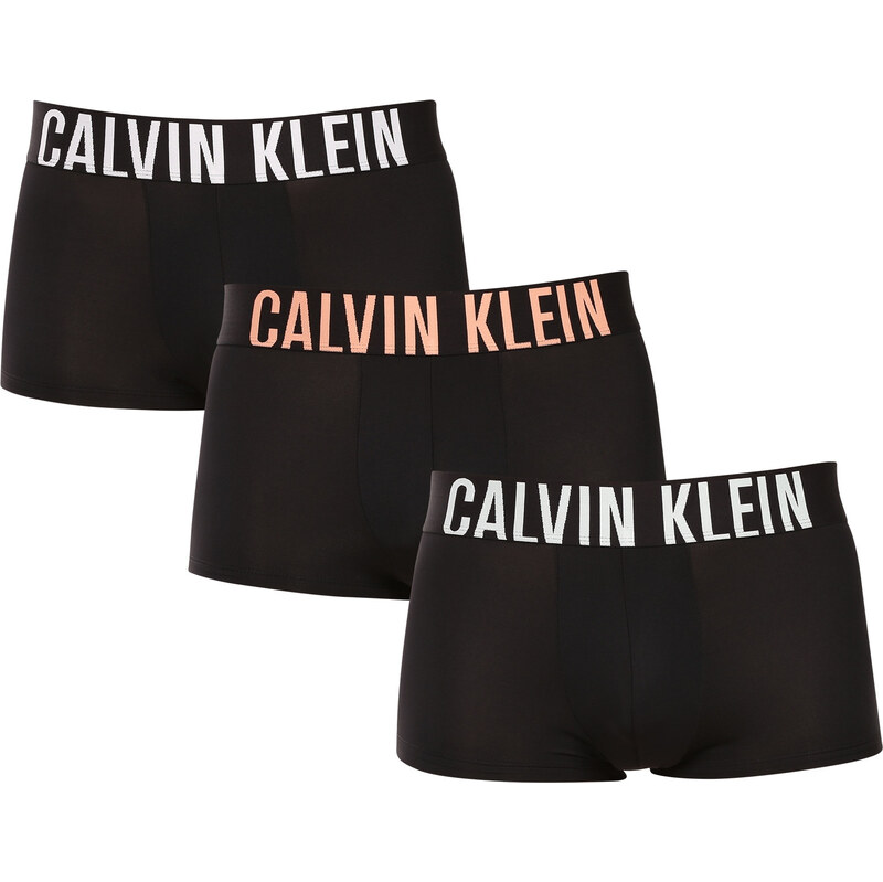 3PACK pánske boxerky Calvin Klein čierne (NB3611A-VVN) 65259834