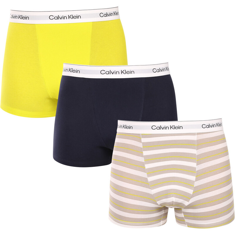 3PACK pánske boxerky Calvin Klein viacfarebné (NB4286-WCN) 65259837
