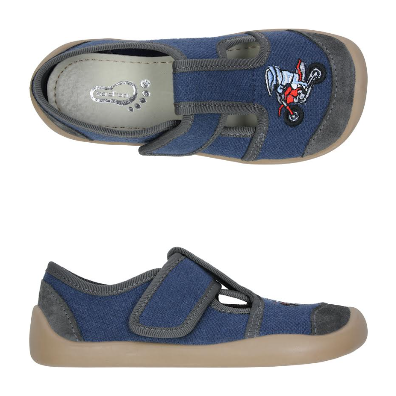 Barefoot papučky Bar3foot M-Nevada 3BS3/48 Navy Modrá 65260530