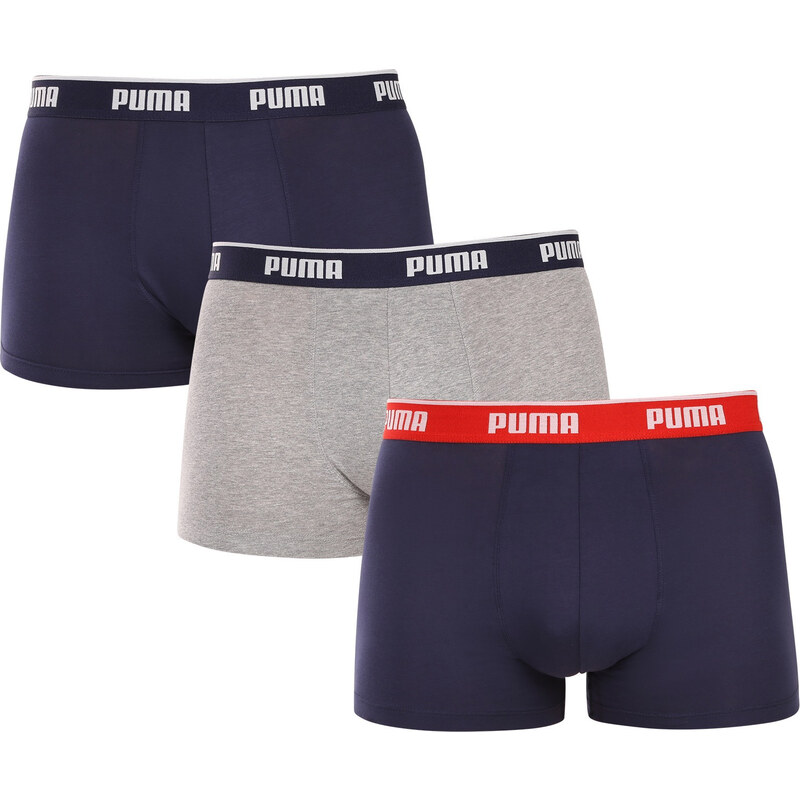 Poškodený obal - 3PACK pánske boxerky Puma viacfarebné (701234187 005) 68456419