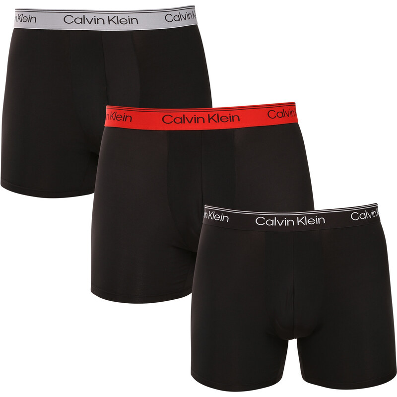 3PACK pánske boxerky Calvin Klein čierne (NB4410-0AZ) 65259825