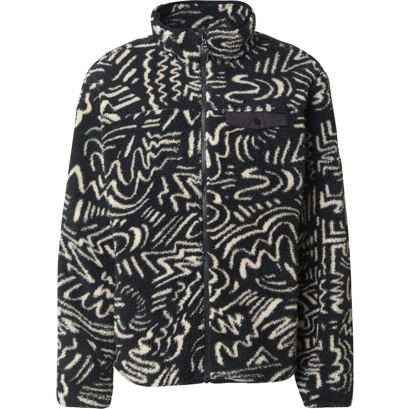 Iriedaily Flisová bunda Insaneia béžová / čierna 57557478