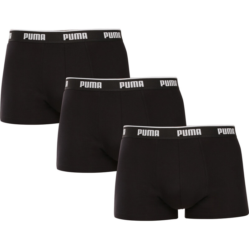 Poškodený obal - 3PACK pánske boxerky Puma čierne (701234187 001) 68456336