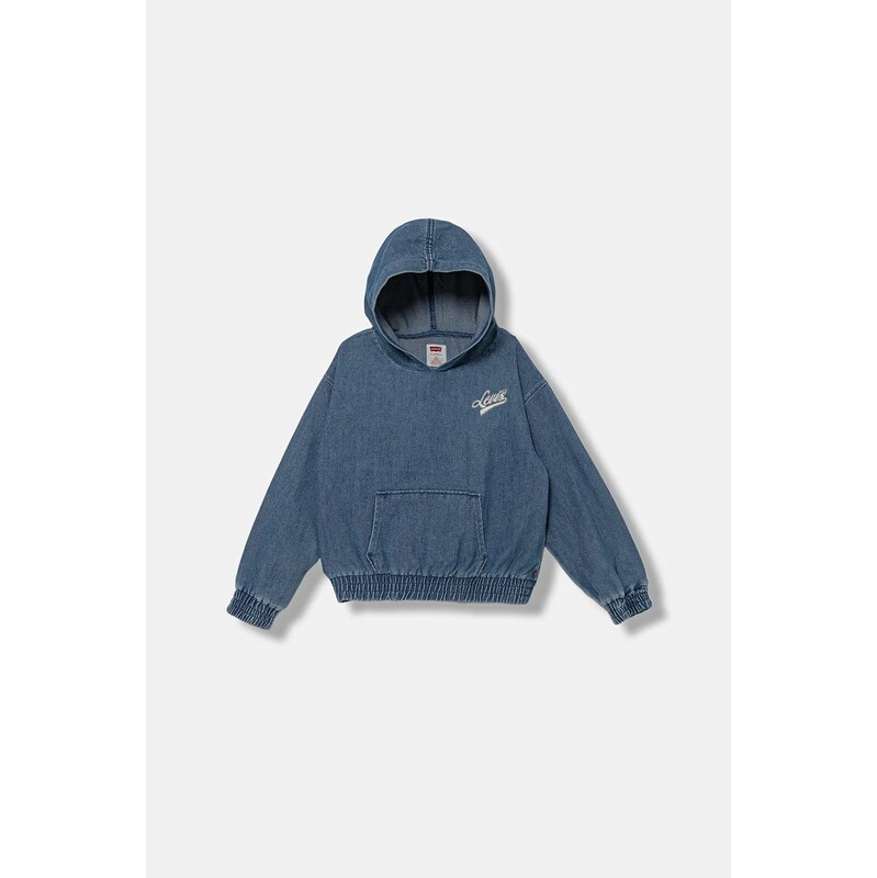 Detská mikina Levis DENIM HOODIE 65261191