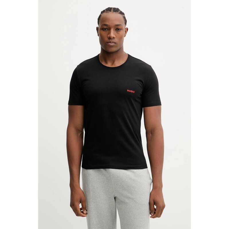 Bavlnené tričko HUGO 3-pak T-SHIRT RN TRIPLET P 65261059