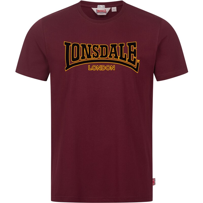 LONSDALE Tričko Classic zlatá / bordová / tmavočervená / čierna 60869556