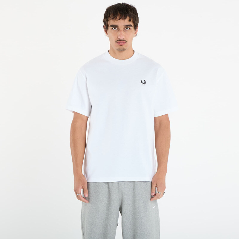Tričko FRED PERRY Relaxed T-Shirt White XXL 65261984