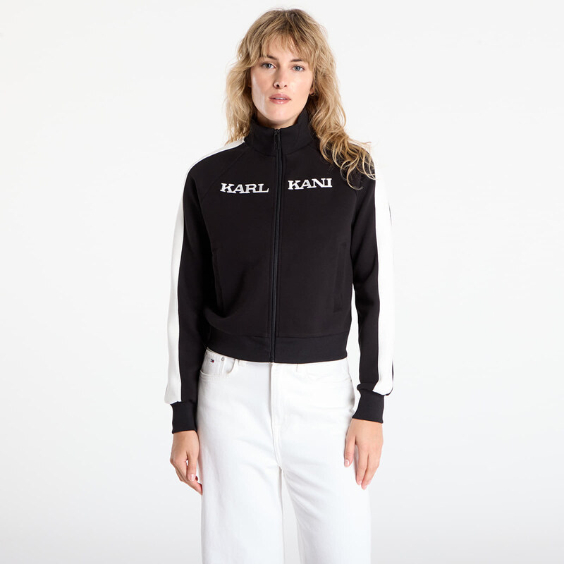 Mikina Karl Kani Retro Sidestripe Track Jacket Black S 65261994