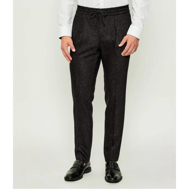 HUGO Nohavice Getlin251F3 | Slim Fit | s prímesou hodvábu 65260021