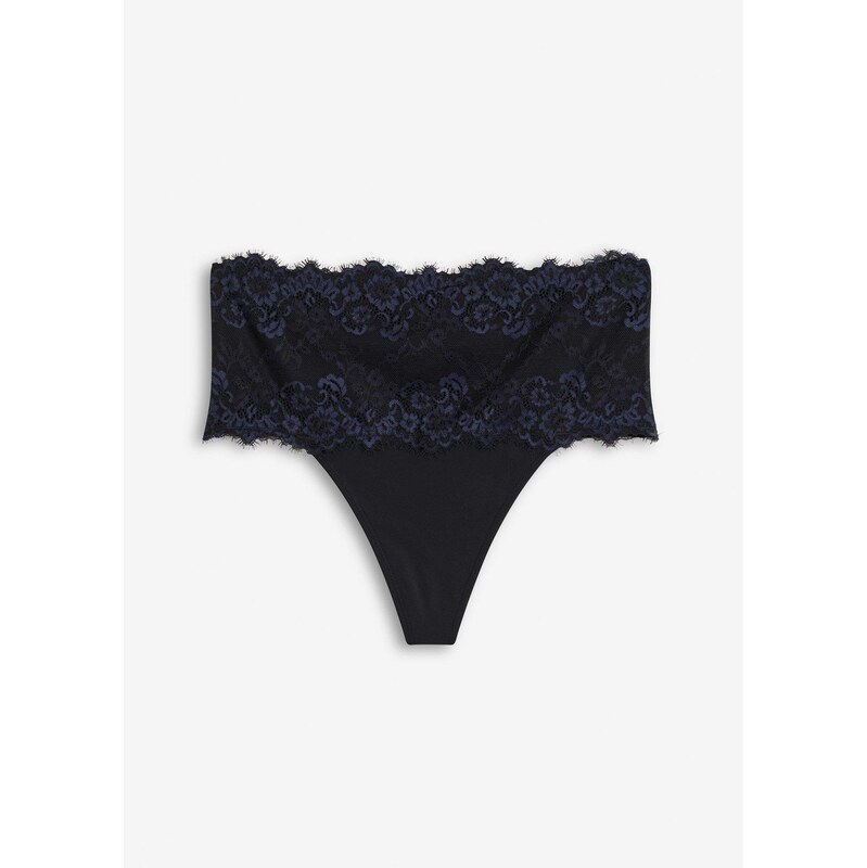 bonprix Sťahovacie nohavičky s čipkou, stredný tvarujúci efekt, farba 65262364