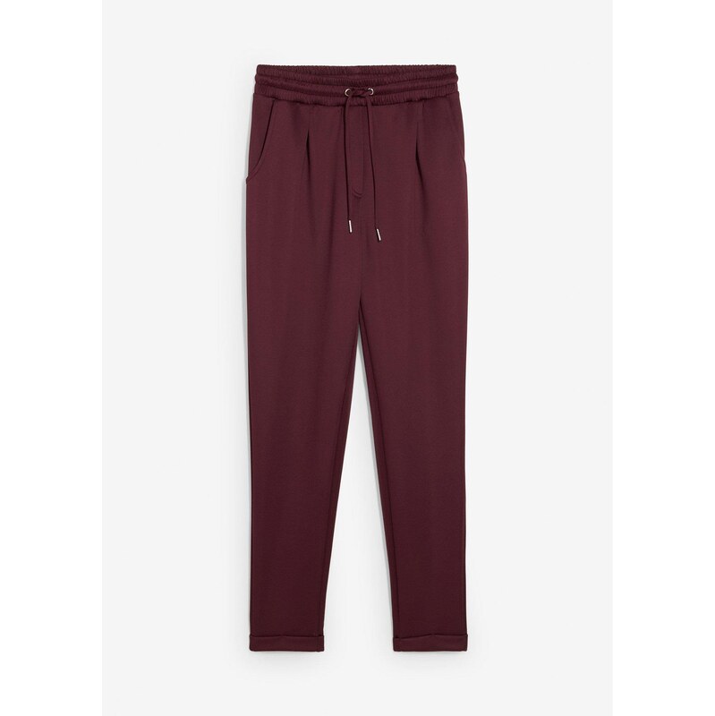 bonprix Chino nohavice z pevného materiálu Interlock, farba hnedá 65262577