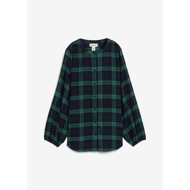bonprix Košeľa s dlhým rukávom, flanelová, z čistej bavlny, farba 65336248