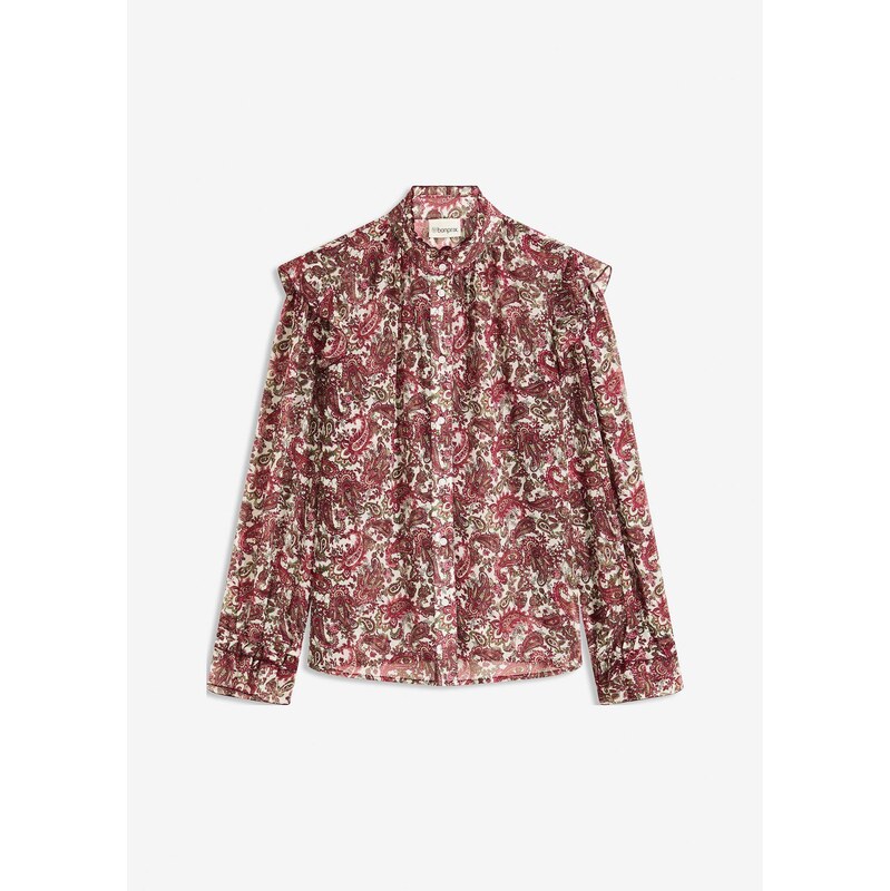 bonprix Šifónová blúzka, farba béžová 65262650