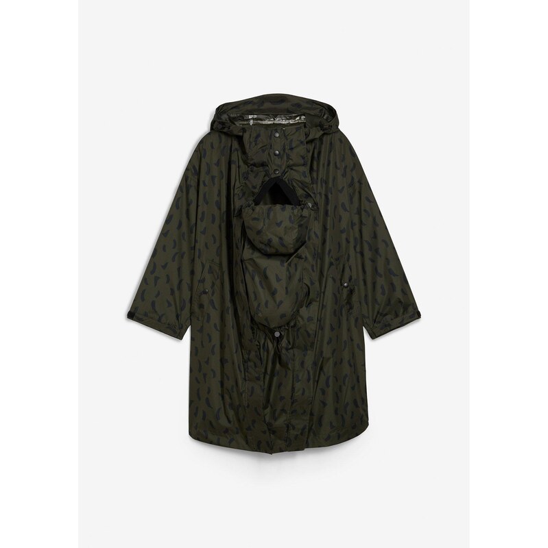 bonprix Materské pončo do dažďa 3v1, vsadka na nosenie detí, farba 65262747