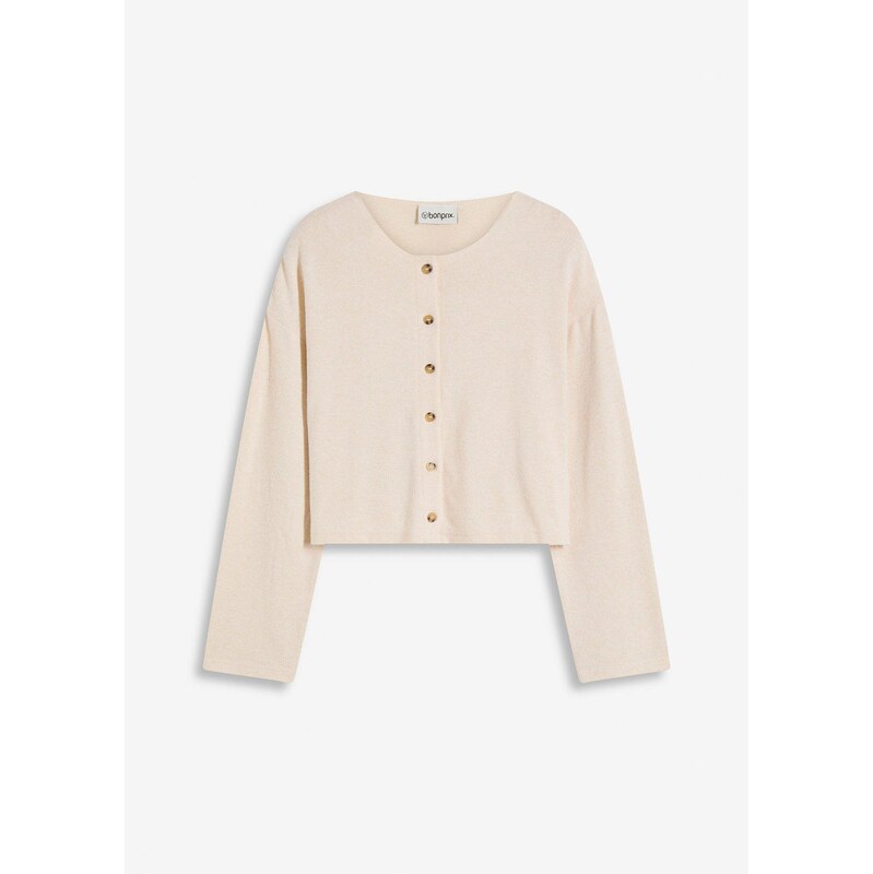 bonprix Jemne pletený sveter, farba béžová 65262785