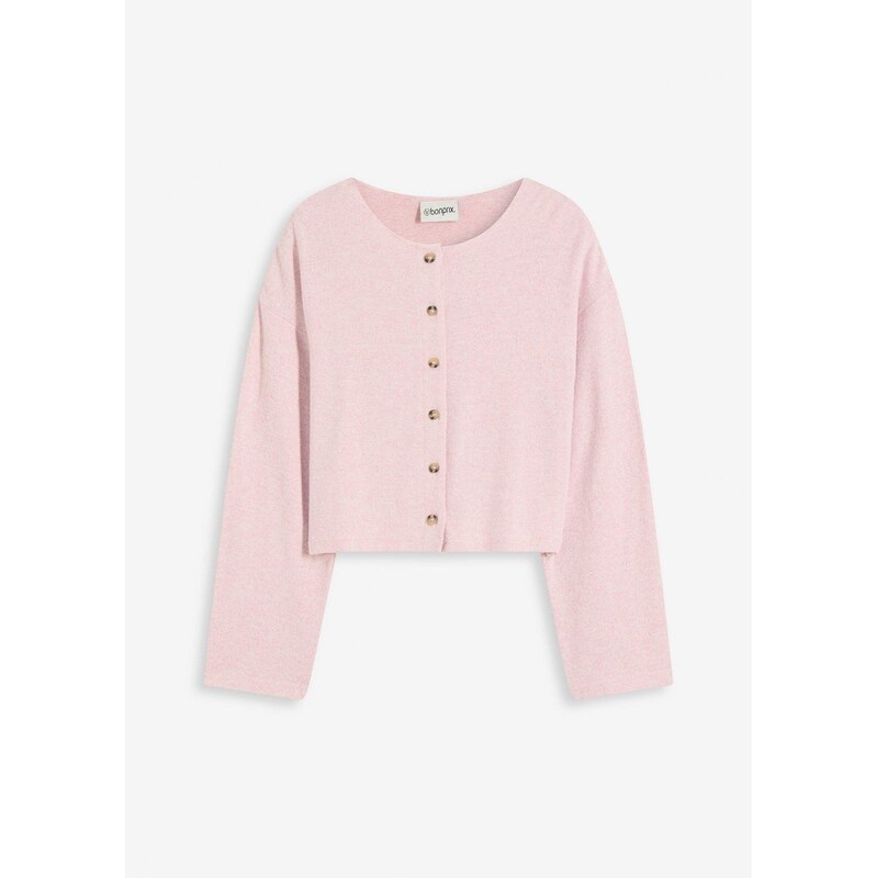 bonprix Jemne pletený sveter, farba ružová 65262786