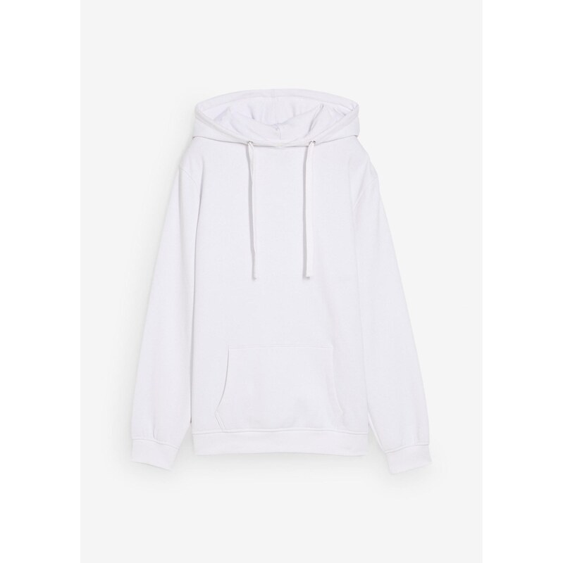 bonprix Mikina z mäkkého froté, farba biela 65262844