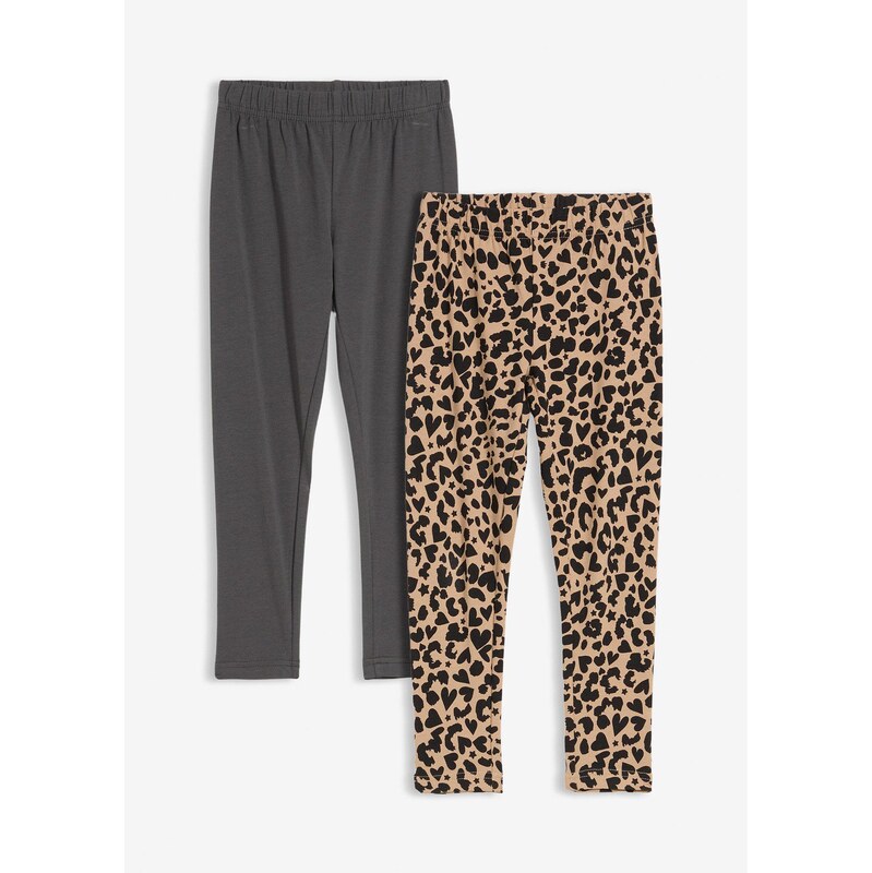 bonprix Legíny z elastického mixu bio bavlny (2 ks v balení), farba 65262864