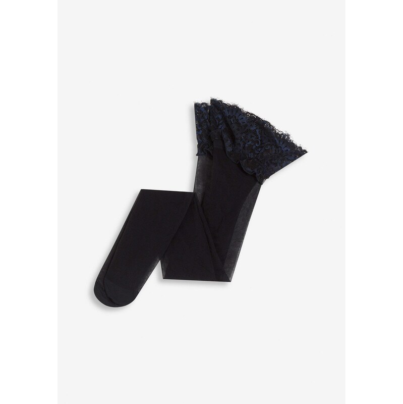 bonprix Podväzkové pančuchy 20 DEN, farba čierna 65262924