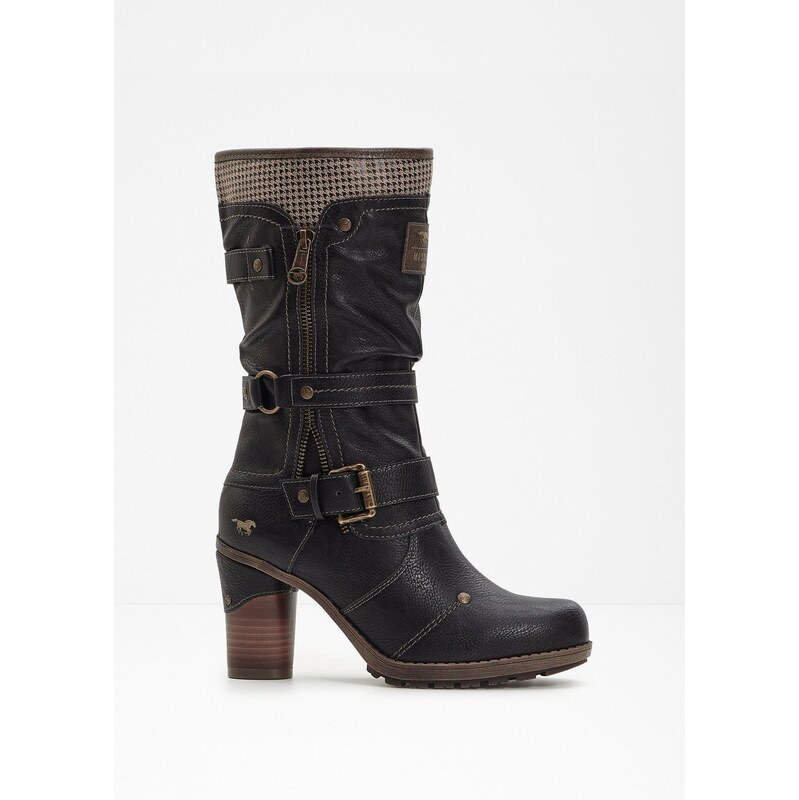 bonprix Čižmy Mustang, farba čierna 65262968