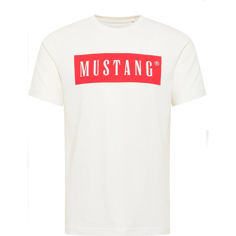 bonprix Tričko Mustang Austin z čistej bavlny, farba biela 65263038