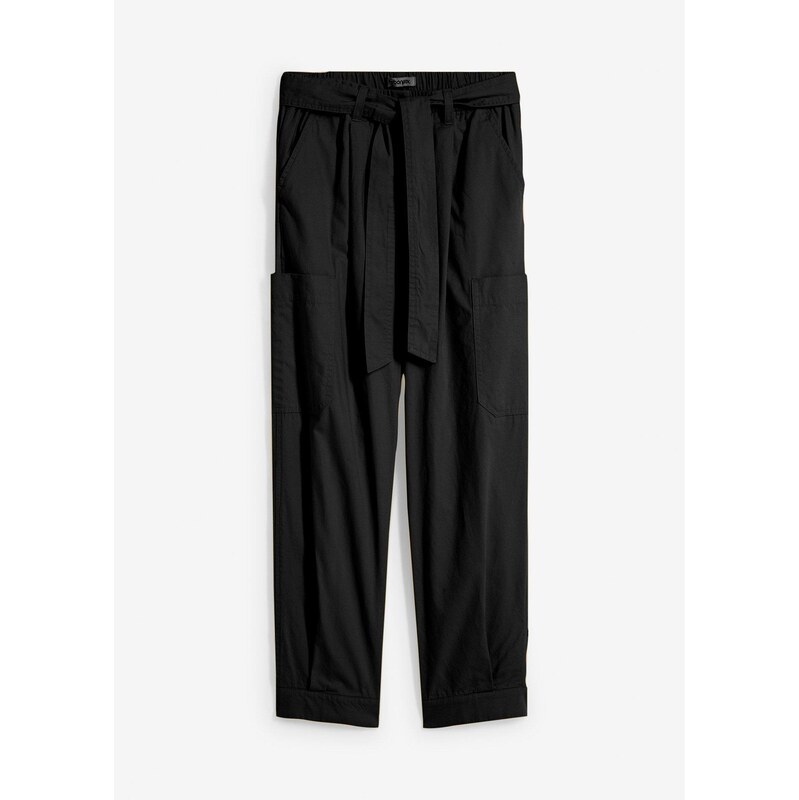 bonprix Kapsáčové nohavice, skrátené, farba čierna 65263056