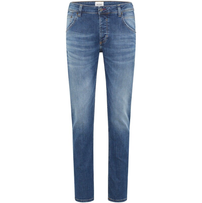 bonprix Strečové džínsy Mustang Michign, rovn0, farba modrá 65263063