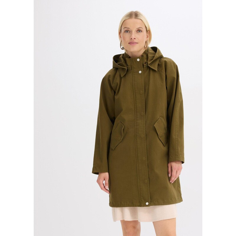 bonprix Parka bunda, farba zelená 65262618