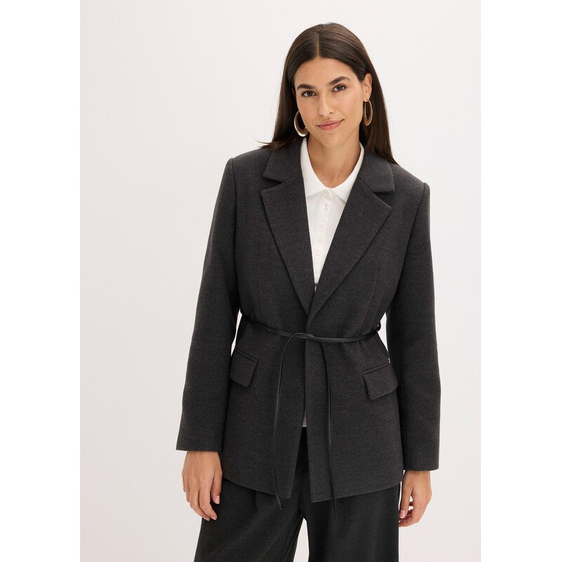 bonprix Oversize blejzer, farba šedá 65262654