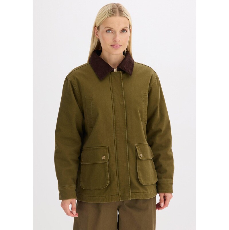 bonprix Parka bunda oversize, farba zelená 65262795