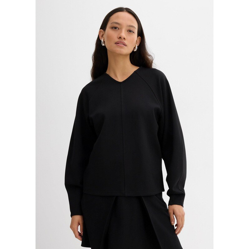 bonprix Tričko s dlhým rukávom z pohodlného Punto di Roma, farba 65262816