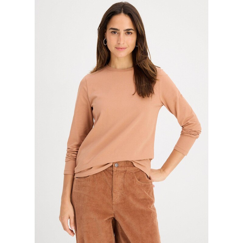 bonprix Tričko s dlhým rukávom z čistej bio bavlny (2 ks v balení), 65262834