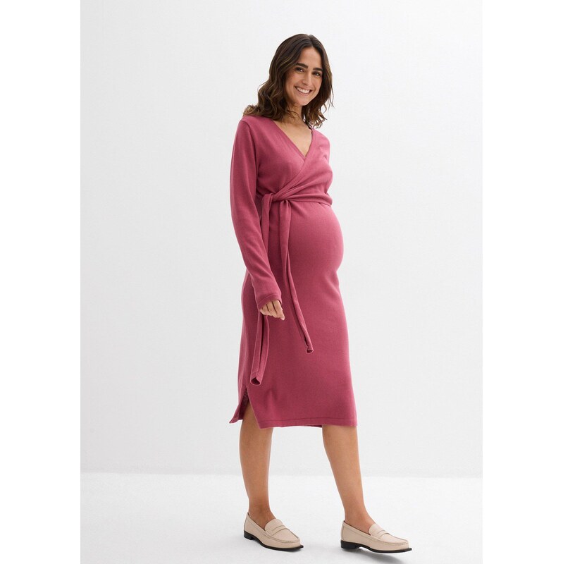 bonprix Materské zavinovacie šaty na tehotenstvo a po ňom, z čistej 65317940