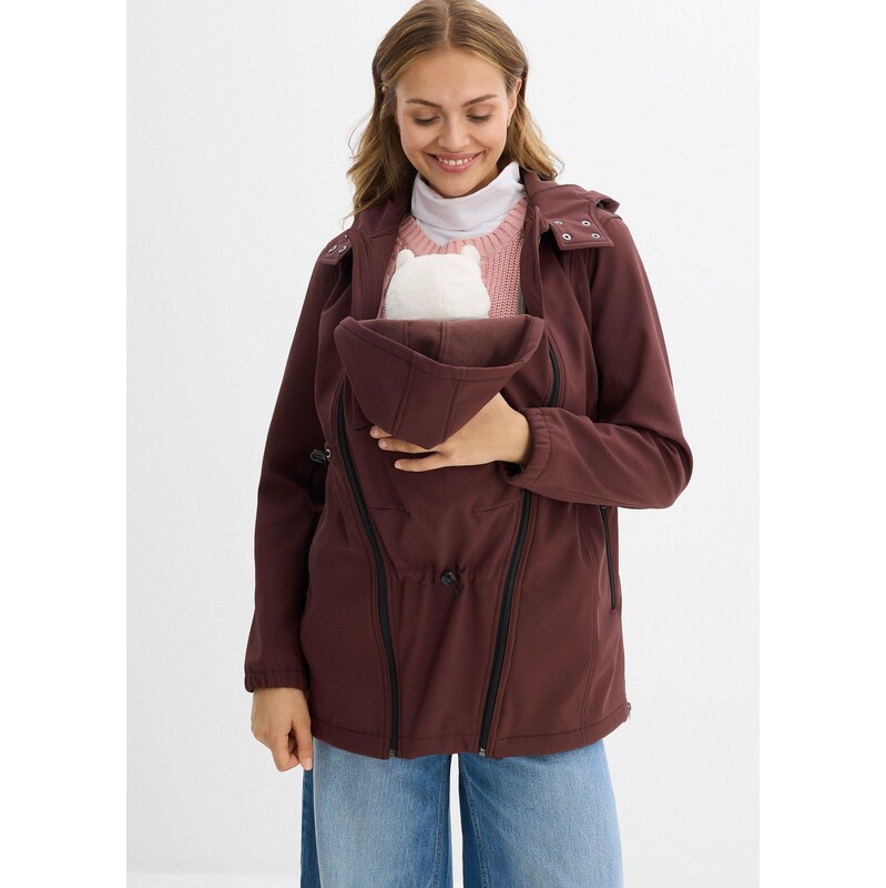 bonprix Materská softshellová bunda/bunda na nosenie, prestaviteľná 65262992